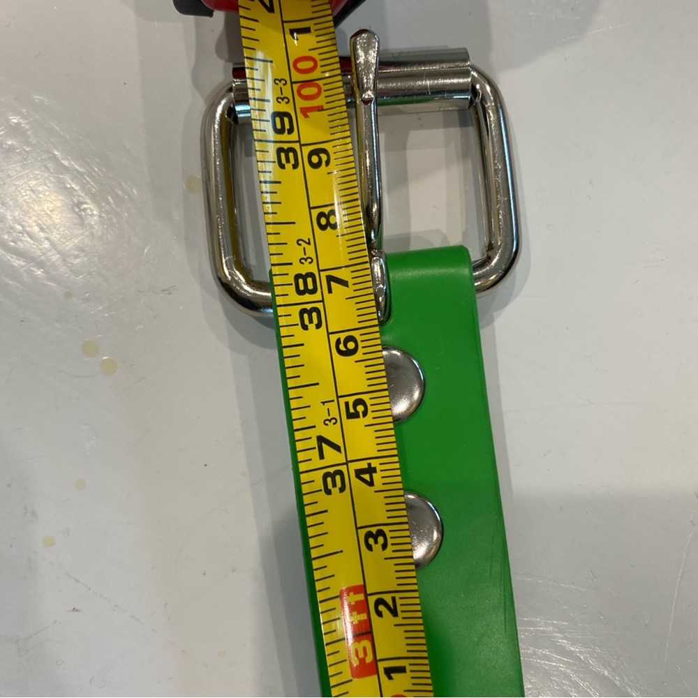 TILT Y2k Bright Green Studded Belt punk rock grunge retro Streetwear - Picture 5 of 6